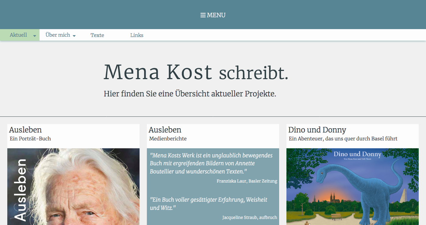 Screenshot menakost.ch