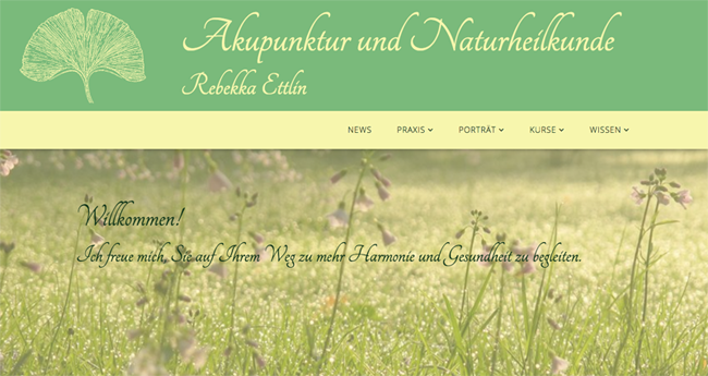 Screenshot rebekkaettlin.ch